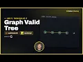 Graph Valid Tree - LeetCode 261 Union-Find JavaScript