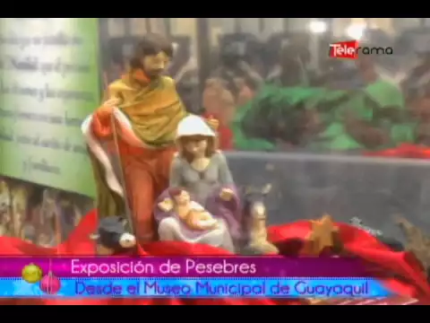 Exposición de pesebres desde el museo municipal de Guayaquil