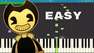 Download How to play Bendy and the Ink Machine Song - EASY Piano Tutorial - Build Our Machine - DA Games MP3