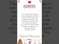 TODAY HOROSCOPE CANCER TODAY HOROSCOPE CANCER 20 MAY 2023