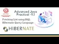 Fetching the List using L YCMOU TYBCA Adv Java Practical 9 1 Asterix Solution