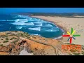 Beautiful Bordeira beach aerial Praia da Carrapateira - Costa Vicentina