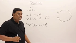 1 12 Disjoint Sets Data Structure - Weighted Union and Collapsing Find