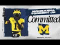 WATCH 4-star CB Monsanna Torbert Jr commits to Michigan Live Commitment