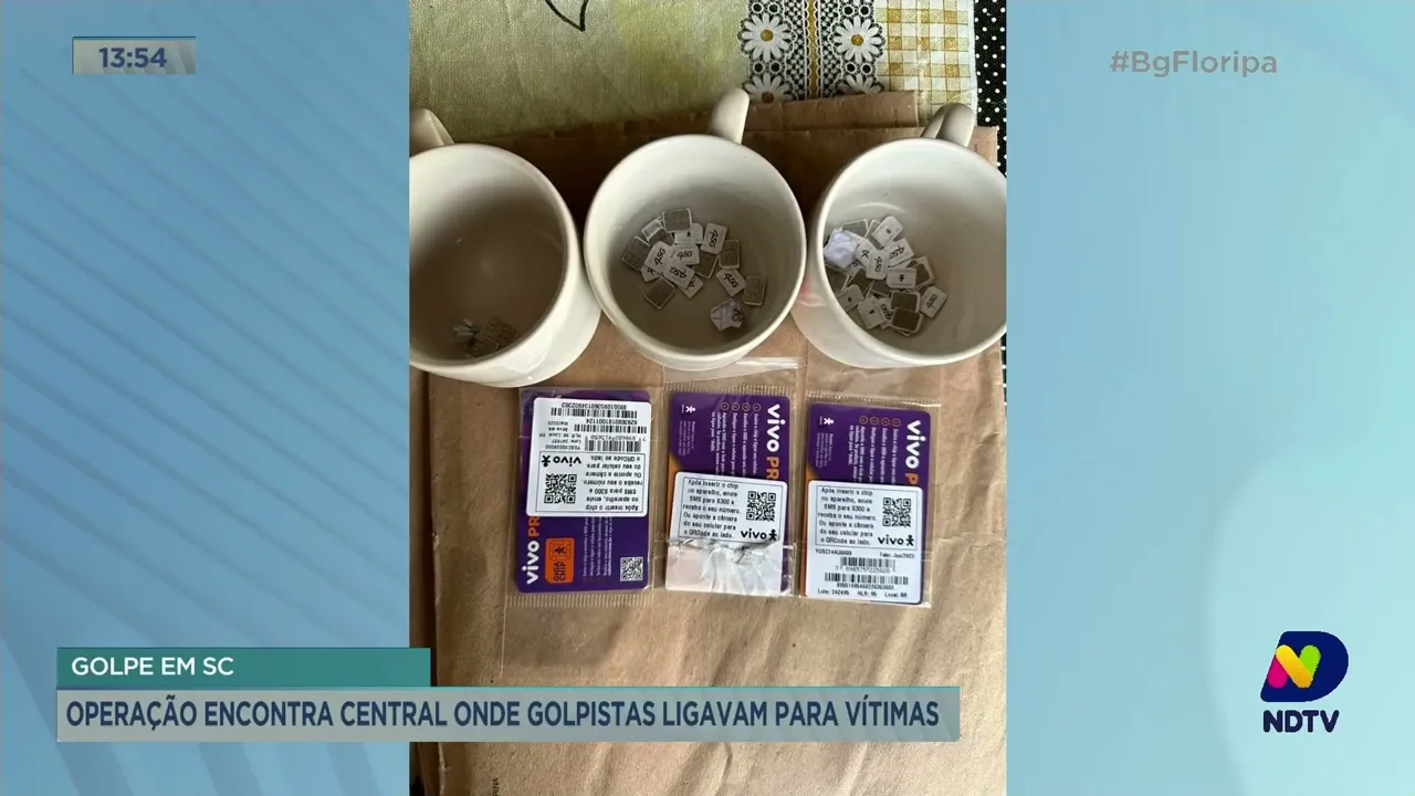 Golpe em SC: operação encontra central onde golpistas ligavam para vítimas