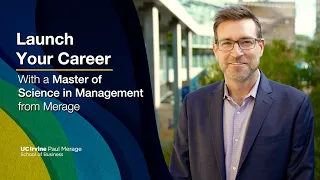 Launch Your Career With a Master of Science in Management from Merage
