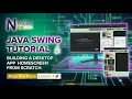 Java Swing Tutorial Building a Desktop App Homescreen From Scratch Naija Pro Pulse Lesson 1