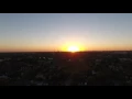 Houston Sunset Time lapse Aerial Footage