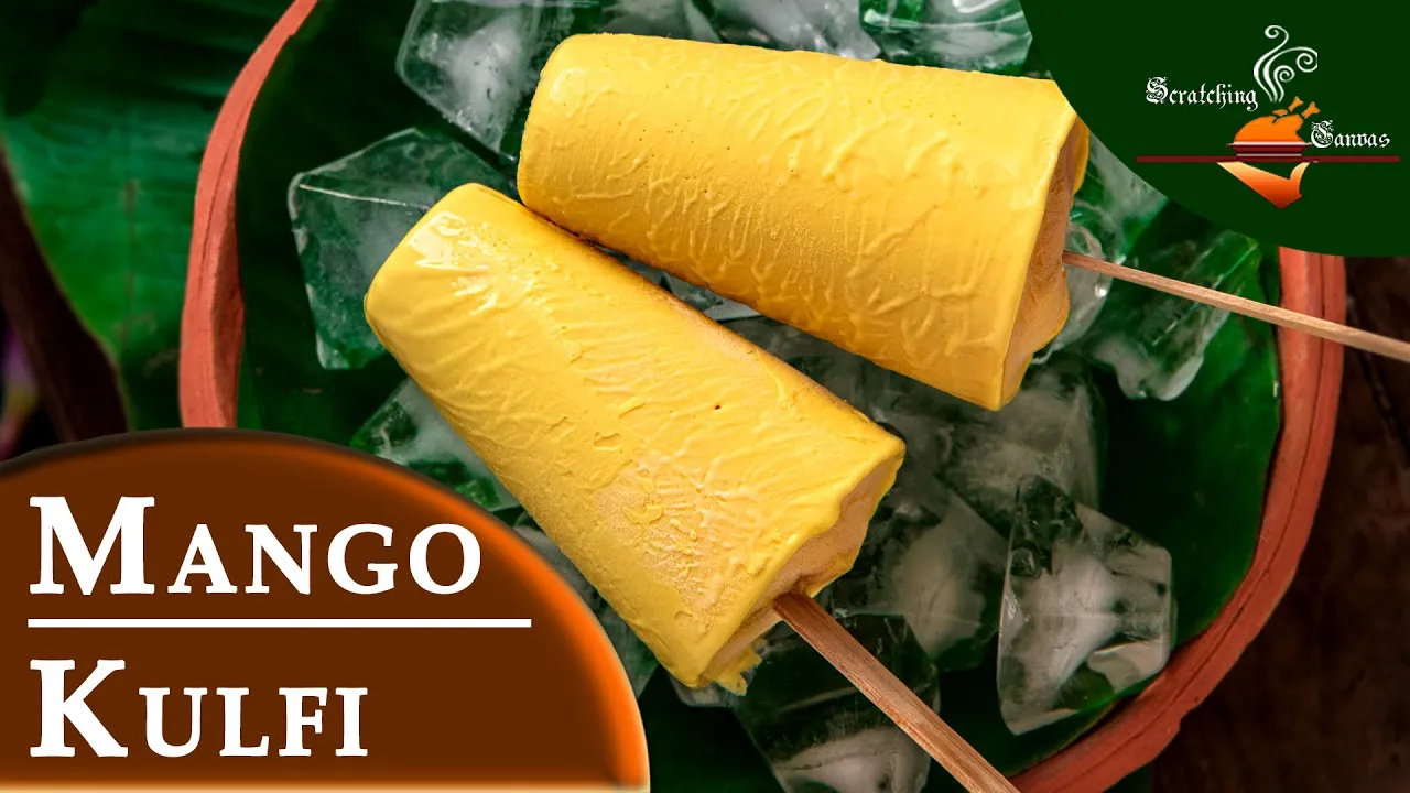 Mango Ice Cream | 3 ingredient, Creamy, No ice crystals | माँगो आइस क्रीम बनाने का आसान तरीका