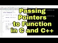 Passing Pointers To Functions in C and CPP Passing Pointers as Arguments To Functions in C and C