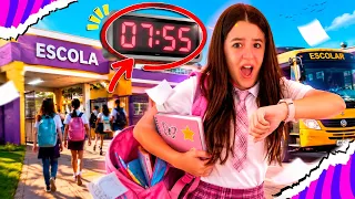 MARCELA ACORDOU ATRASADA PRA ESCOLA, MAS UMA MENSAGEM NO CELULAR MISTERIOSA !