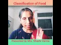 Training Session 7 - classification of Food b