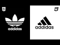 Pure HTML CSS Addidas Logos Quick Tutorial