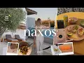 NAXOS GREECE Travel Vlog best food spots villa tour nude beach