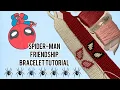 spiderman friendship bracelet tutorial easy-intermediate