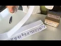 3x24in Lined Sentence Strips - 80lb Premium Smooth Cardstock