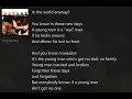 Young Man Blues (with Lyrics) Glenn Kaiser Band/Octane