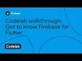 Codelab Get to know Firebase for Flutter