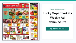 Lucky Supermarkets Weekly Ad 26 - 26 Top 10 Deals