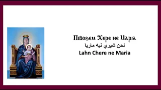 لحن شيرى نى ماريا تسبحة نصف الليل                               دندنها