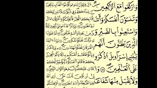 سورة البقرة برواية قالون عن نافع من الآية 42 الى الآية 56 مكررة مرتين للقارئ محمود المالكي 