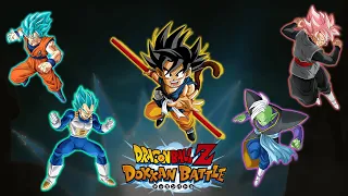 If Dokkan Music was in Dragon Ball REMIXED - PHY Kid Goku Goku Vegeta vs Zamasu and Goku Black