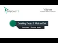 Empower 3 - How to Create Project Method Set