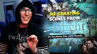 Re-creating scenes from TWILIGHT at the ACTUAL places it was filmed