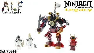 Lego Ninjago Legacy 70665 The Samurai Mech - Lego 70665 Speed Build