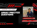 Arrays in Java l Part - 07 l Array Questions