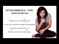 Torn - Nathalie Imbruglia with Guitar chords