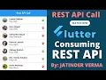 Consuming REST API in flutter REST API call in flutter using http package
