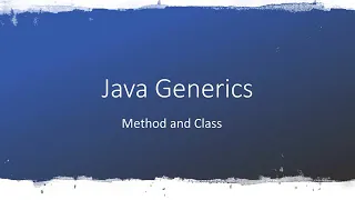 Java Generics in Bangla