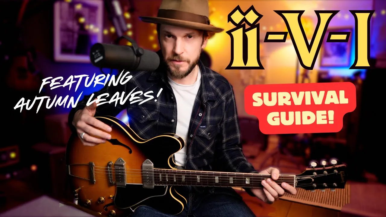 Mastering ii-V-I Jazz Chord Progressions: Autumn Leaves for Guitar