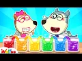 Download Lagu Walking Water Science Experiments for Kids 🌈🧪  Learn Colors | Wolfoo Channel | Kids Cartoon