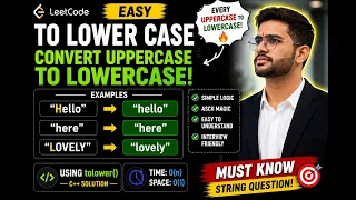 To Lower Case LeetCode Easy String Manipulation C