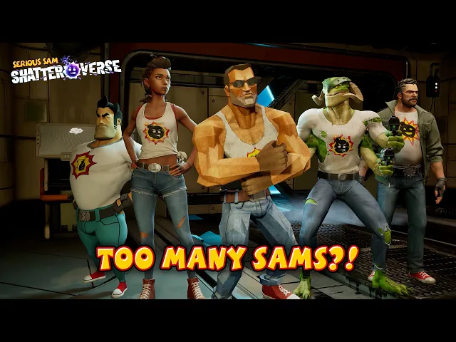 Five Sams. August 31. Absolute Mayhem | Serious Sam: Shatterverse Release Date Trailer