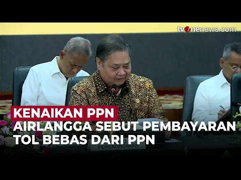 Airlangga Pastikan QRIS dan e-toll Tidak Terkena PPN 12 Persen
