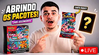 🔴LIVE ON 🔴 ABRINDO CARTINHAS POKEMON TCG VAMOS PEGAR O PIKACHU !!!
