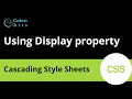 16 Using Display Property CSS Tutorial For Beginners