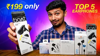Top 5 Type-C Wired Earphones Under ₹500 | Flipkart Sale 2026