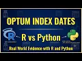 RWE - Compute INDEX DATES in R vs Python using OPTUM database based on prescription fill