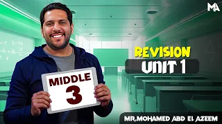 Revision Unit 1 Algebra Middle 3 