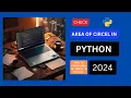 Write a Python Program to Calculate the Area of a Circle Enter Radius