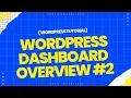 WordPress Dashboard Overview Beginner s Guide to WordPress Admin Panel