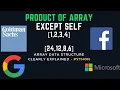 Product of Array Except Self ALGO Solution in python Goldman Sachs Facebook
