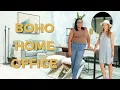How to Create the Ultimate Boho Inspired Home Office