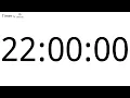 22 Hour Countdown Timer