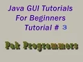 Java GUI Tutorial 3 Adding Images To Window