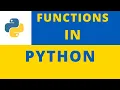 21 How to create functions in python